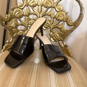 Nine West Black Patent Leather Heels